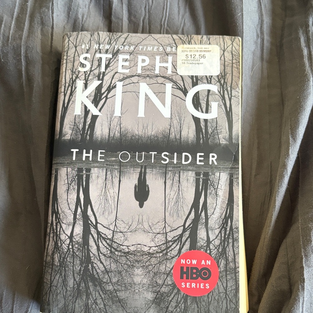 Target Black and White 'The Outsider' Book by Stephen King